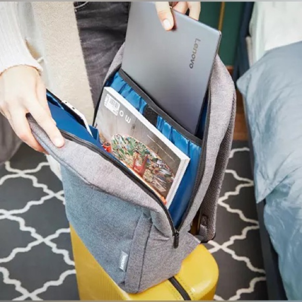🆕 Lenovo 15.6" in. laptop Grey Lightweight School /Work /Trips Backpack B210 🎒 - Picture 10 of 15